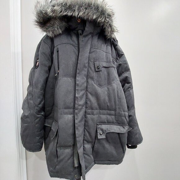 Point Zero Men’s Winter -20C Duvet Premium Down Parka, Size 3XL - Picture 2 of 12